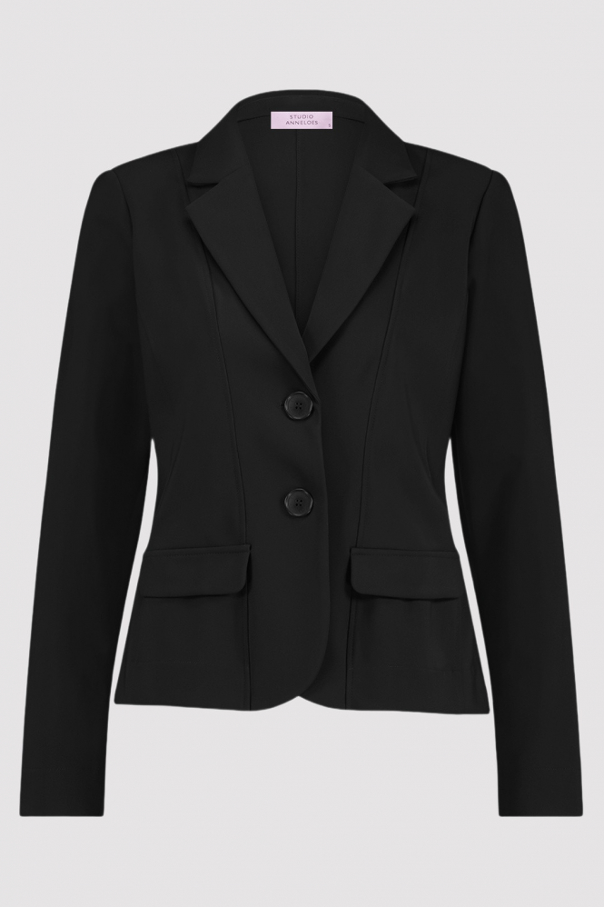 Studio Anneloes 94811 bright Blazer Zwart