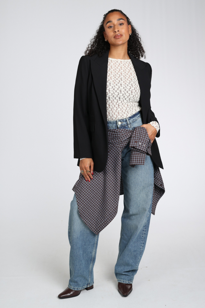 Co'couture 30050 VolaCC Single Blazer Zwart