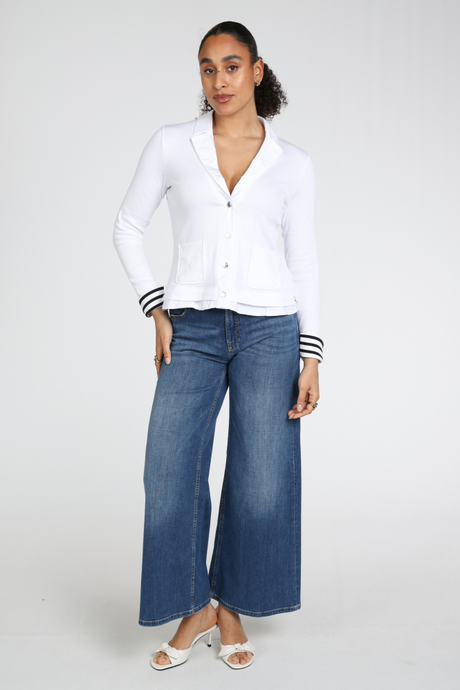 Marc Cain AS 34.19 J55 Blazer Wit