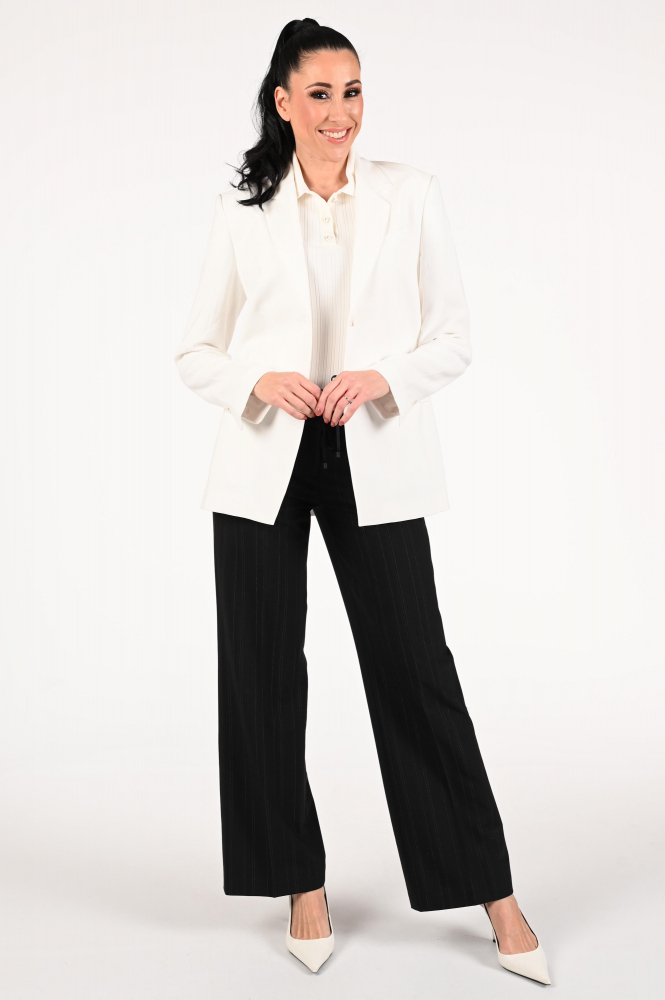 Penn & Ink S25N1572 Blazer Wit