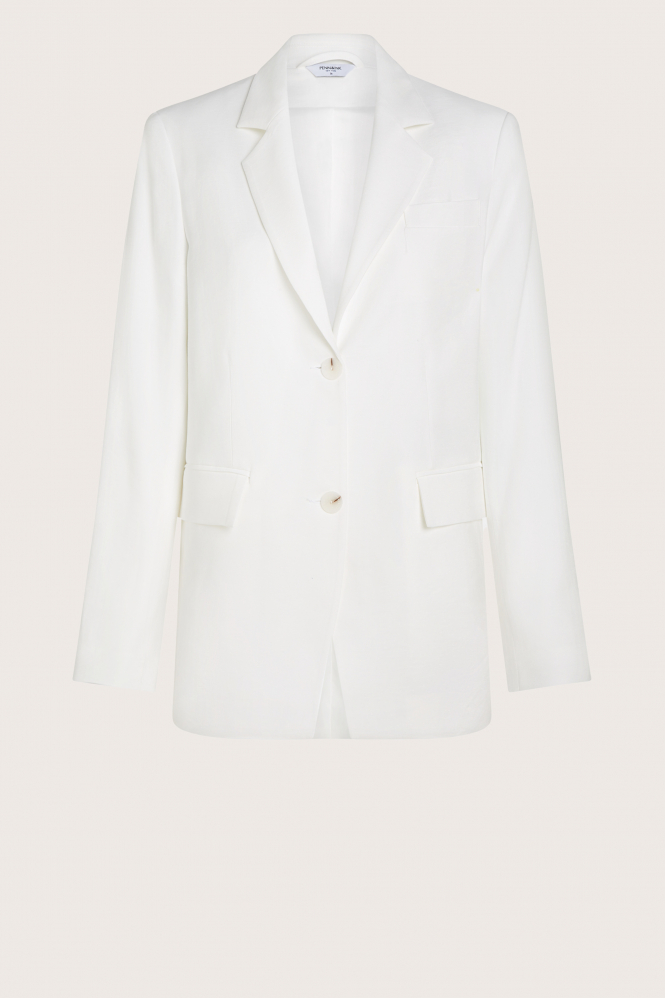 Penn & Ink S25N1572 Blazer Wit