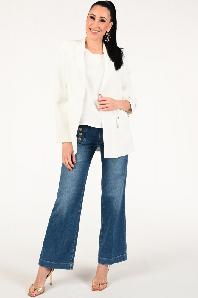 Caroline Biss 1820 Blazer Wit