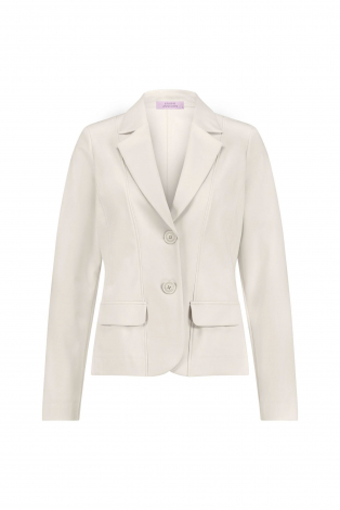 Studio Anneloes Bright bonded blazer Wit