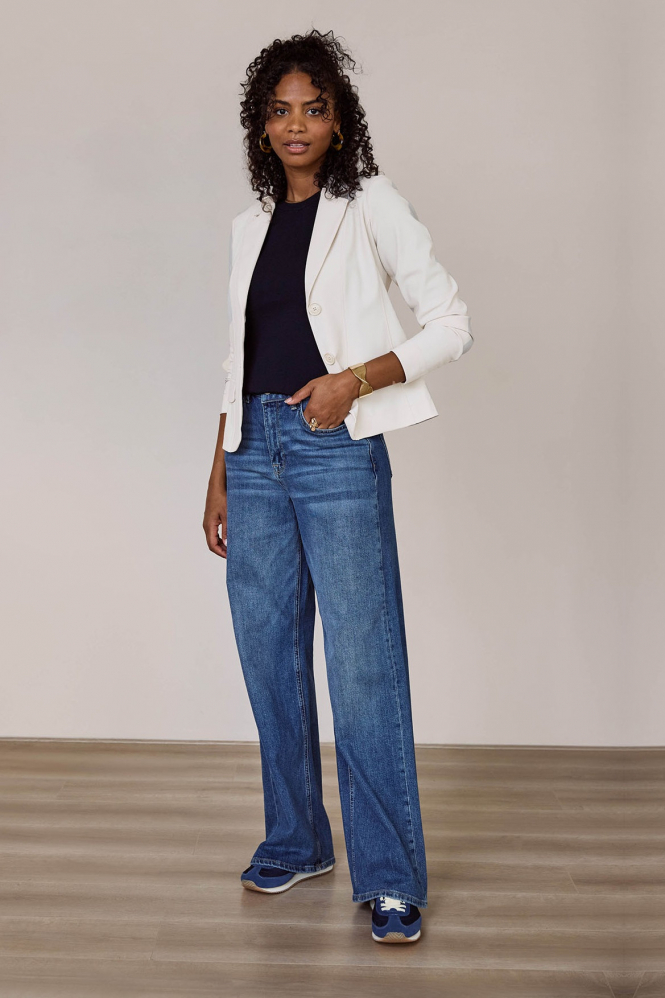 Studio Anneloes 94811 bright Blazer Wit