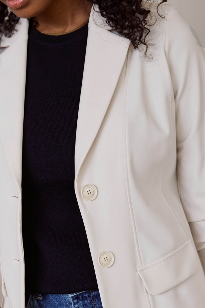 Studio Anneloes 94811 bright Blazer Wit