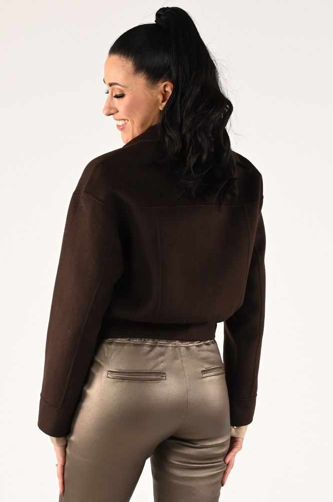 STUDIO AR by ARMA leilani wool Blazer Bruin
