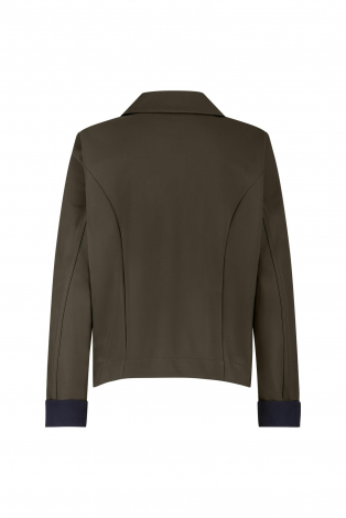 Studio Anneloes Hilly bonded jacket  Groen