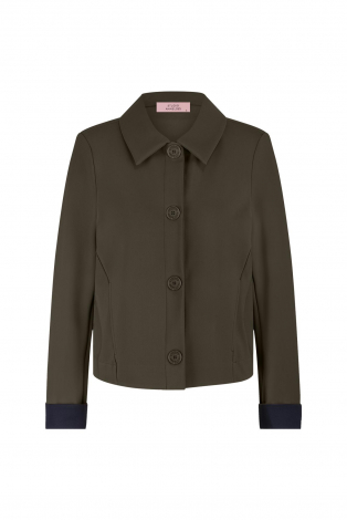 Studio Anneloes Hilly bonded jacket  Groen
