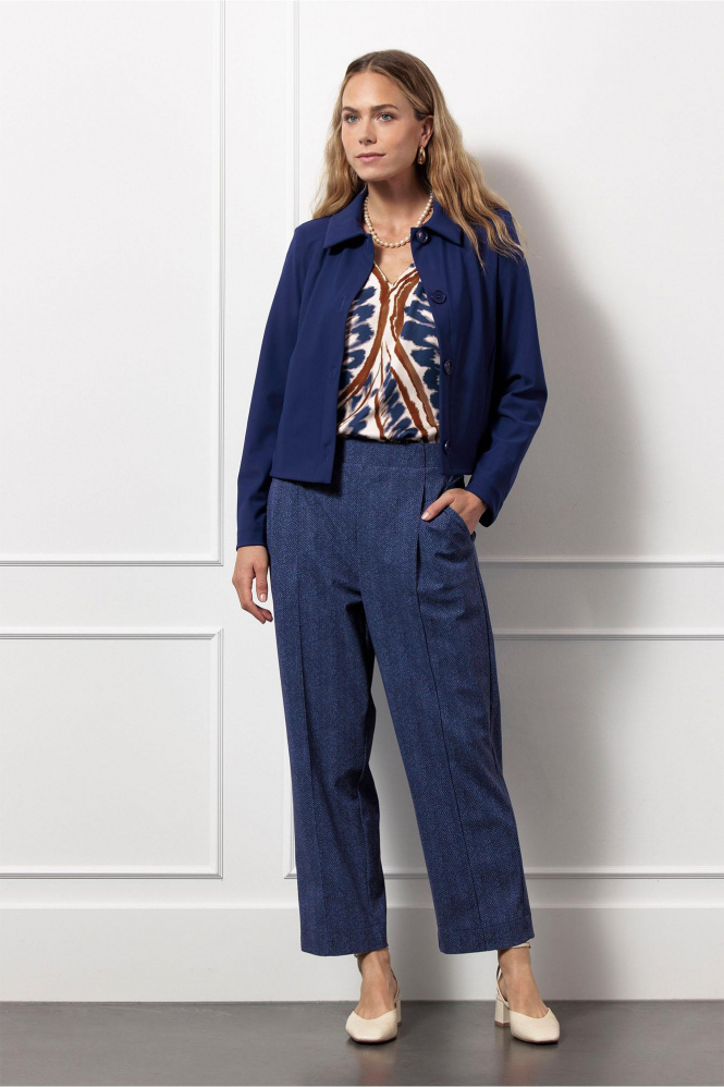 Studio Anneloes Hilly bonded jacket  Blazer Blauw
