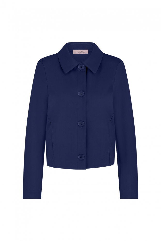 Studio Anneloes Hilly bonded jacket  Blazer Blauw