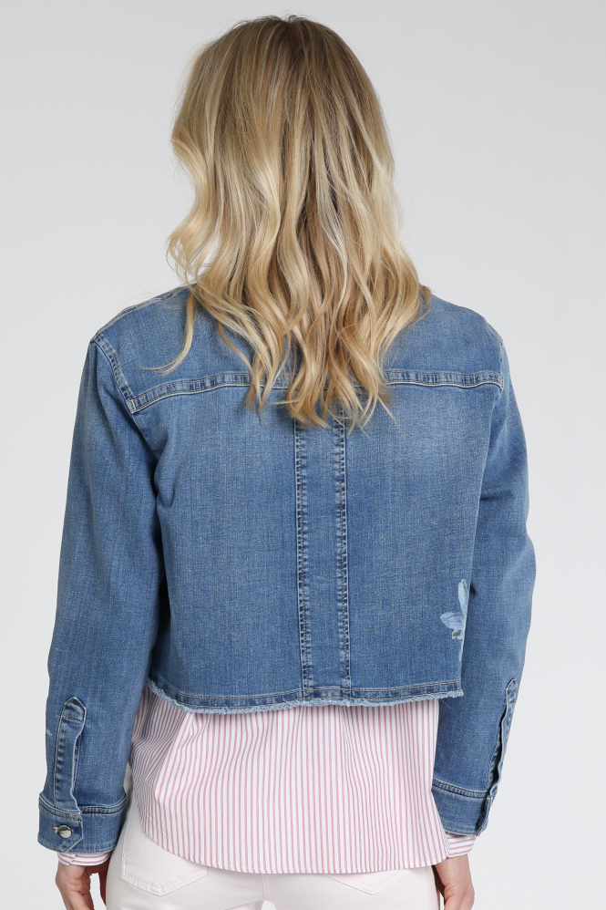 Marc Cain AC 31.16 D22 Blazer Blauw