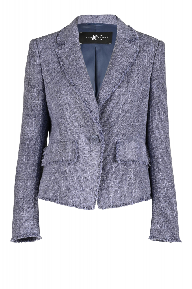 Luisa Cerano 418320-3712 Blazer Blauw