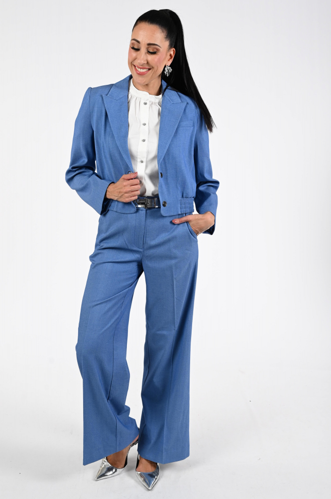 Co'couture tobber denim Blazer Blauw