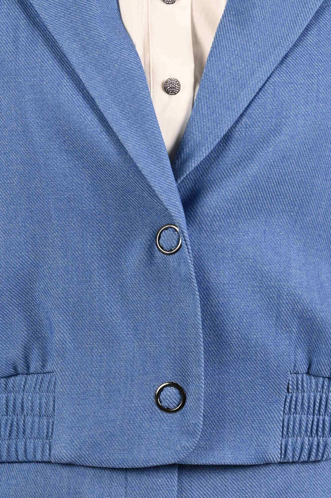 Co'couture tobber denim Blazer Blauw