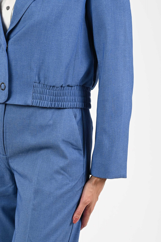 Co'couture tobber denim Blazer Blauw