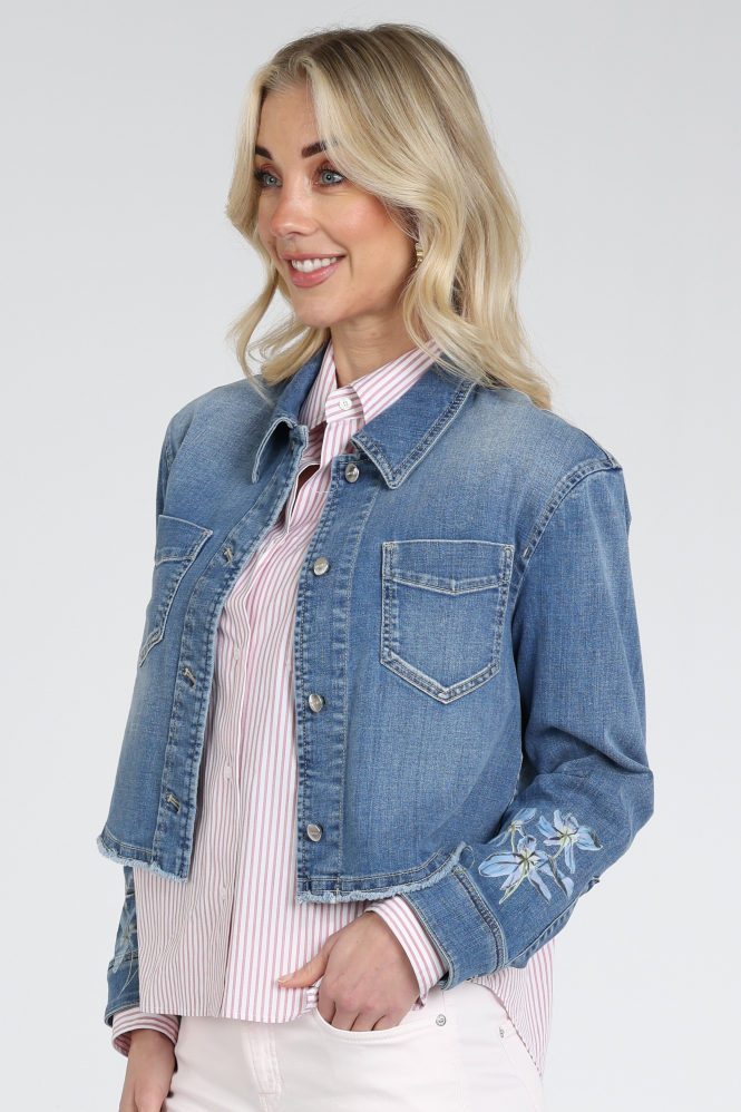 Marc Cain AC 31.16 D22 Blazer Blauw