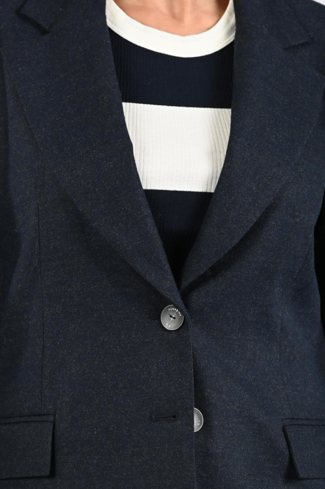 Penn & Ink W25N1620 Blazer Blauw