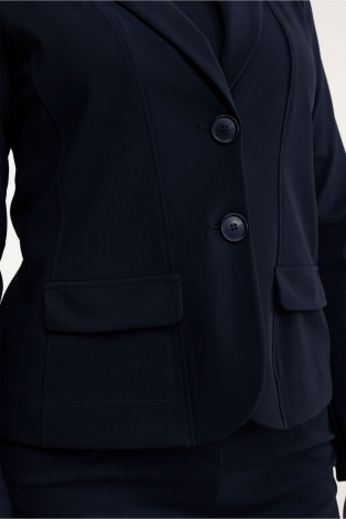 L.O.E.S. by Studio Anneloes Bright bonded blazer Blauw