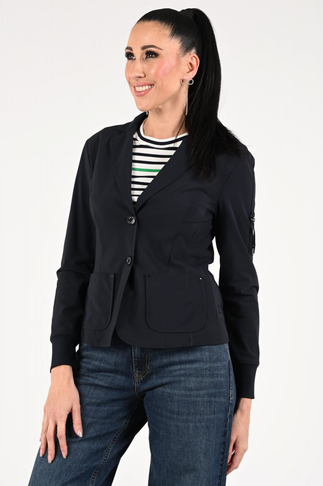 Marc Cain Remix AR 34.12 J40 Blazer Blauw