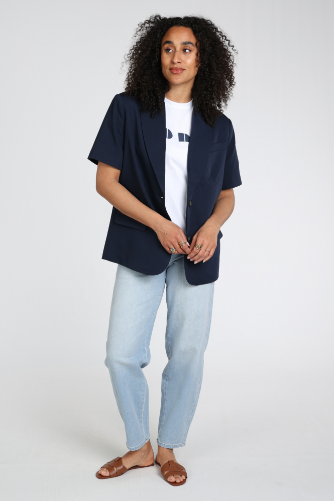Yaya 01-501082-603 Blazer Blauw