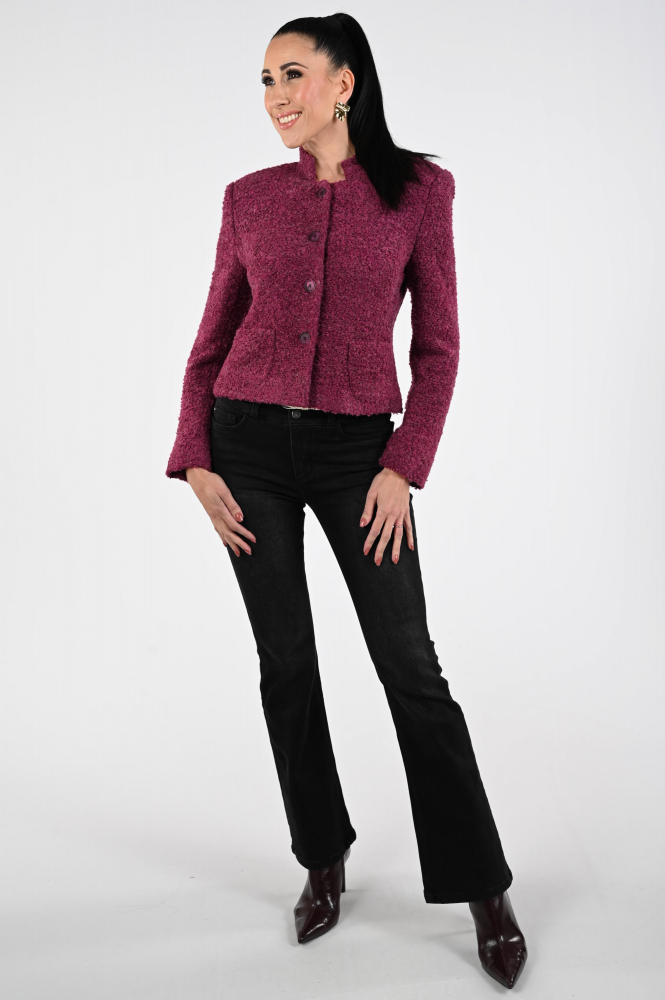 B Three Romi Blazer Paars