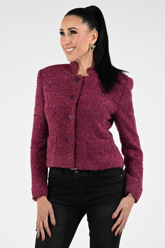 B Three Romi Blazer Paars