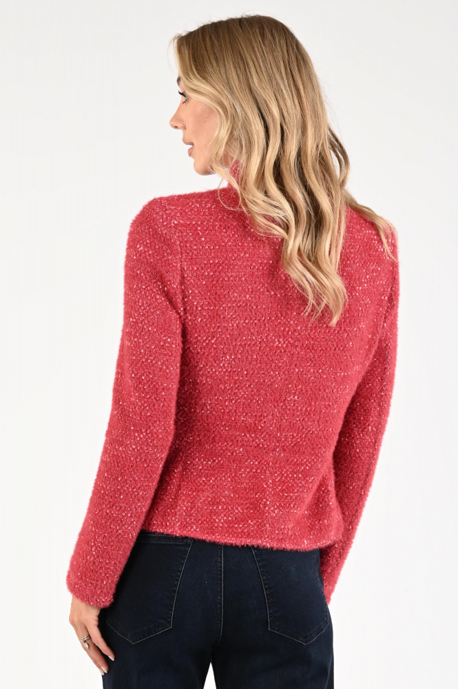 B Three Rebecca Blazer Rood