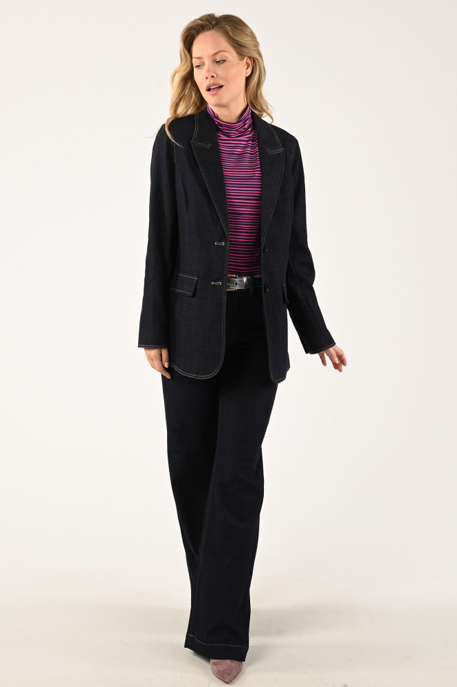 Co'couture duncan denim Blazer Blauw