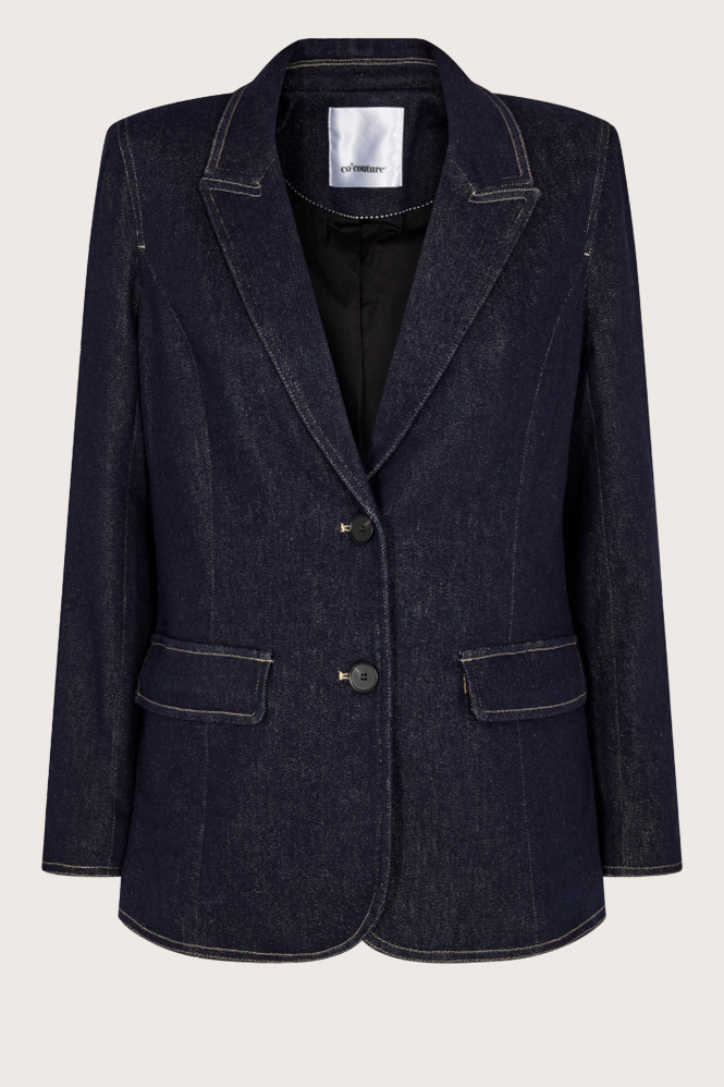 Co'couture duncan denim Blazer Blauw