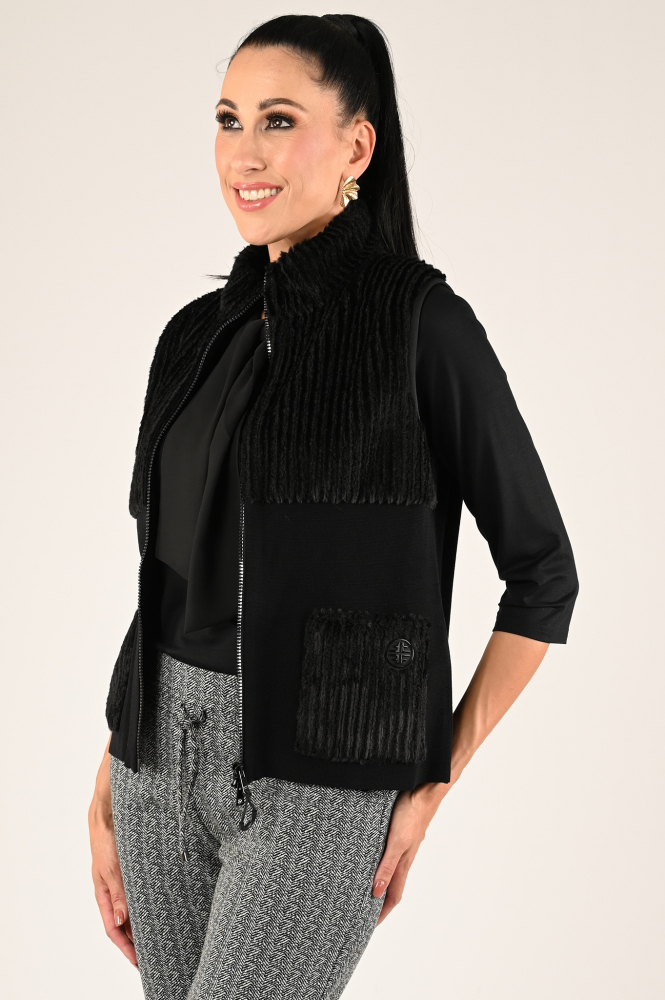 FABER 22606 Bodywarmer Zwart