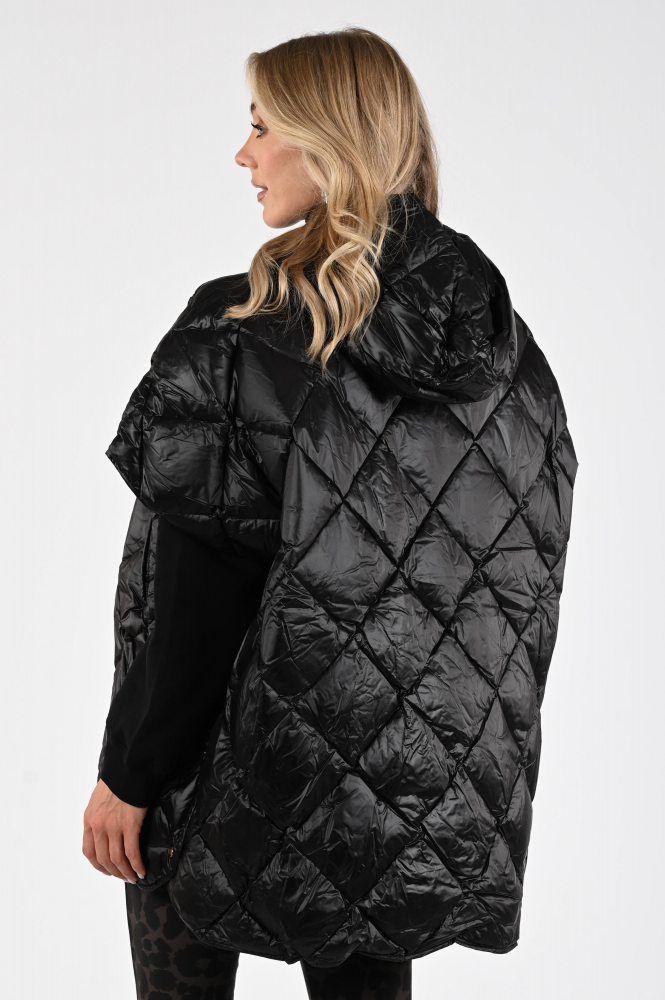 Deblon Carice cape Bodywarmer Zwart