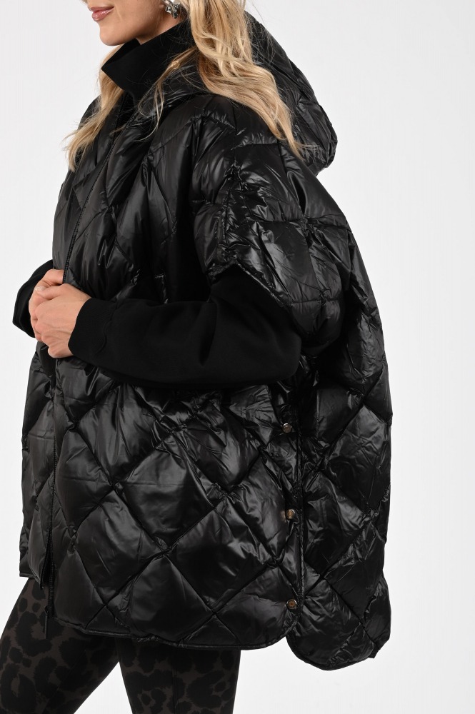 Deblon Carice cape Bodywarmer Zwart