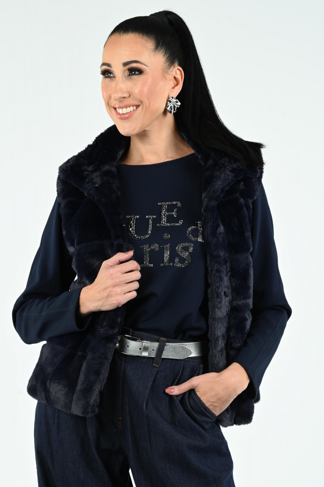 Monari 809140 Bodywarmer Blauw