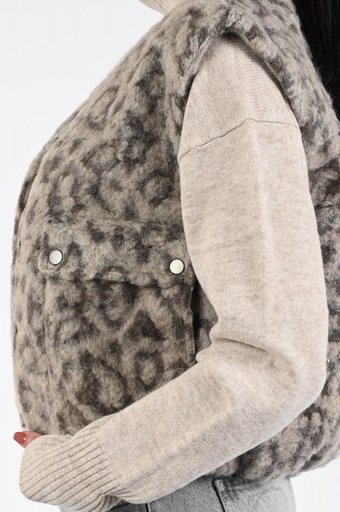 By-Bar Maggie leo jacket Bodywarmer Bruin