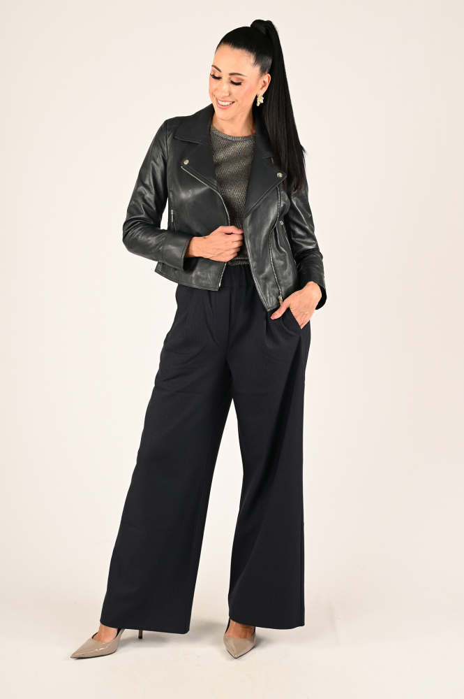 STUDIO AR by ARMA Lovato Leren blazer Blauw