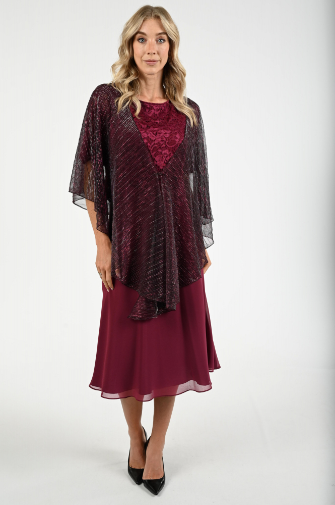 Vera Mont 0376/4208 Cocktail bolero Paars