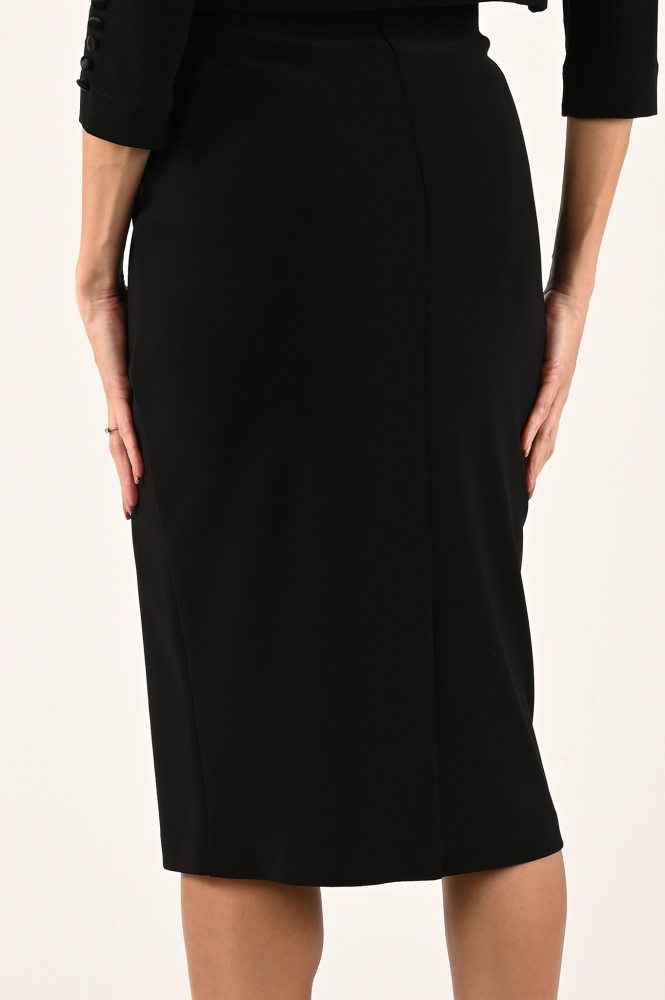 Joseph Ribkoff 163083 Rok recht kort Zwart