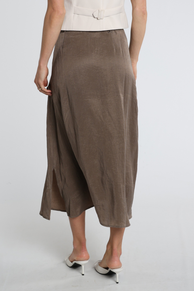 Yaya 01-401091-605 Rok recht kort Bruin