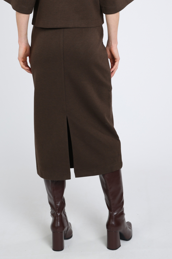 Yaya 01-409101-610 Rok recht kort Bruin