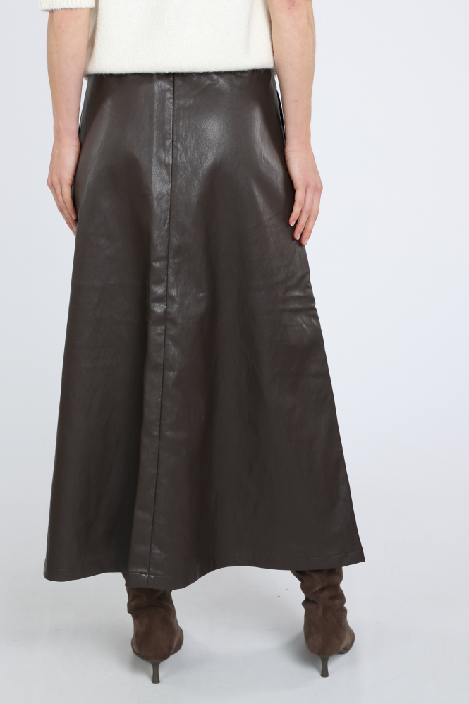 Yaya 01-409085-610 Rok recht kort Bruin