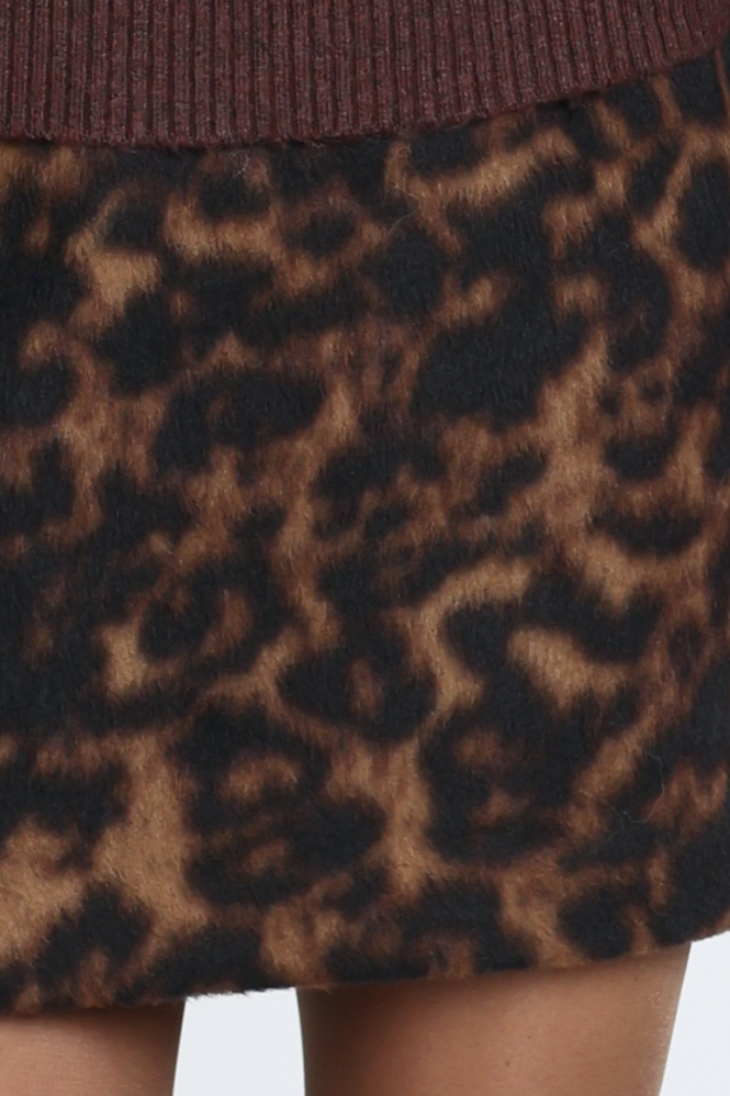 Yaya 01-401103-610 Rok recht kort Bruin