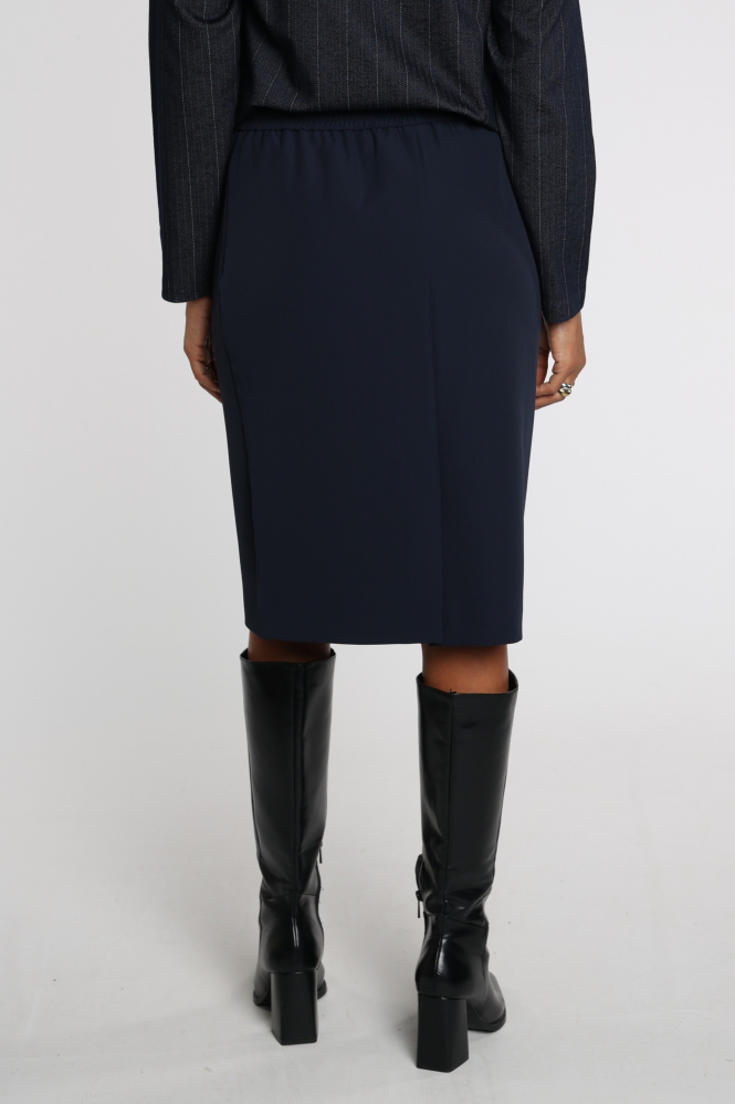 Frank walder 621201 Rok recht kort Blauw