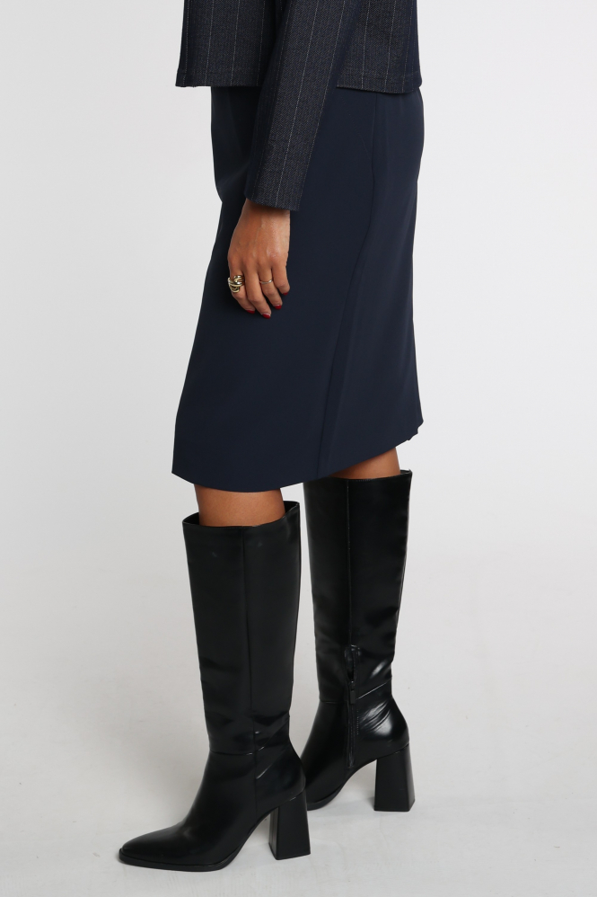 Frank walder 621201 Rok recht kort Blauw