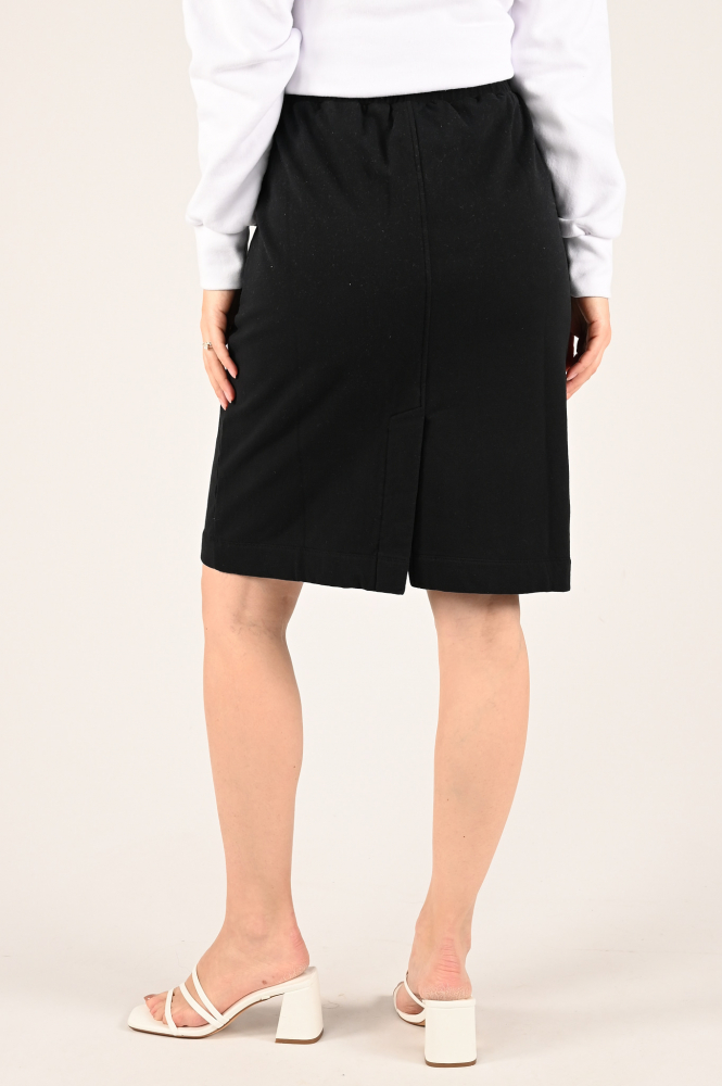 Penn & Ink S24F1442 Rok recht kort Blauw