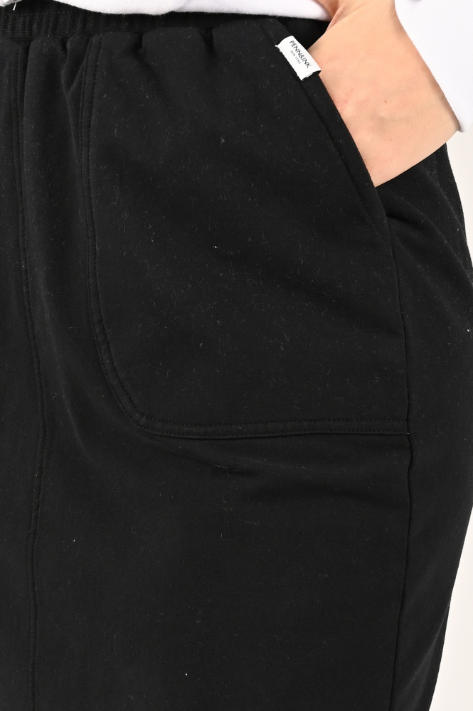 Penn & Ink S24F1442 Rok recht kort Blauw