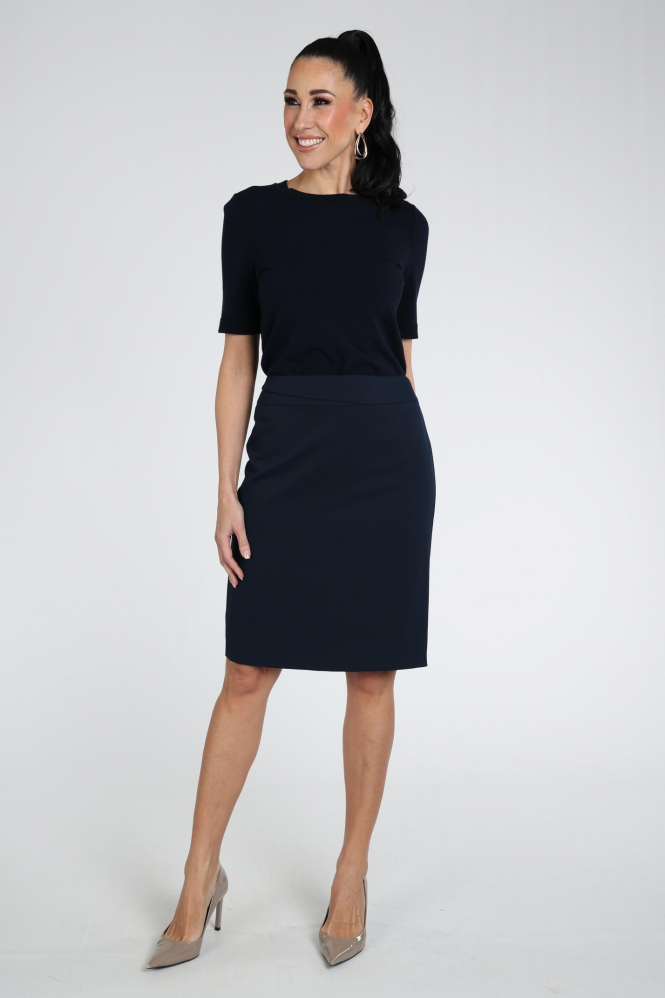 Frank walder 722230 Rok recht kort Blauw