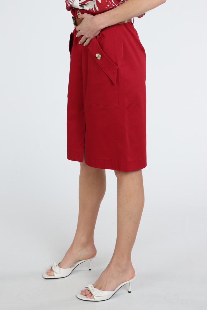 Caroline Biss 1715 Rok recht kort Rood