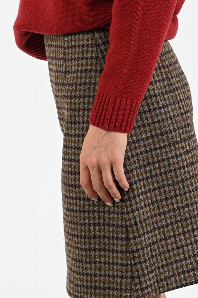 MaxMara Vata mm10350 Rok recht kort Bruin