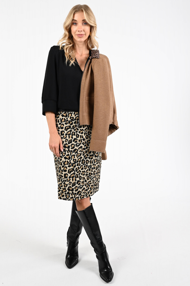 Roberto sarto 531211 Rok recht kort Beige