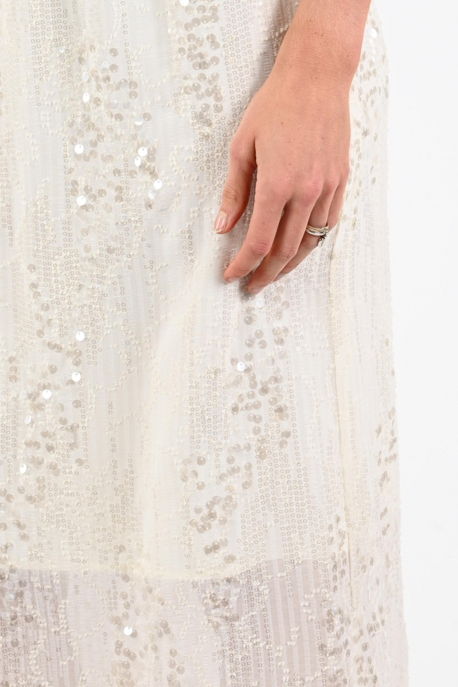 Aimée the label kian Rok recht lang Wit